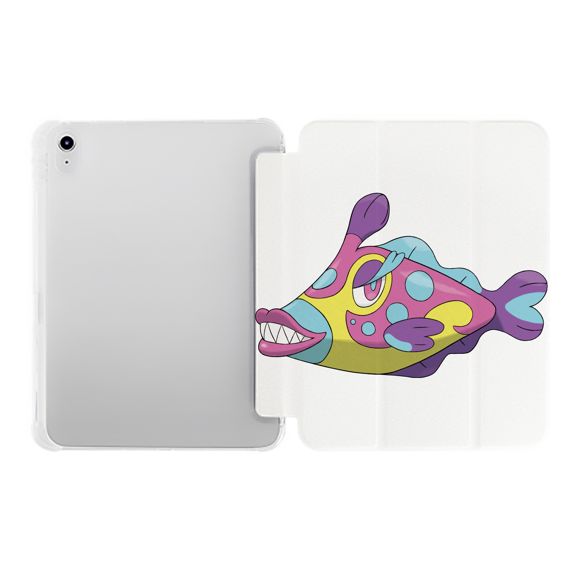 （画像用） ポケットモンスター Pokémon IPad ケース ペン収納付き 三つ折りスタンド PUレザー×シリコン 対応機種9.5/10.5/10.9インチ
